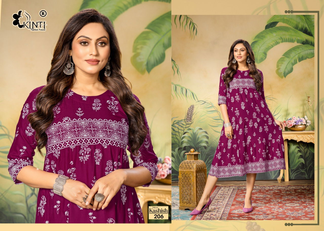 Kashish Vol 2 By Kinti Designer Kurti Catalog